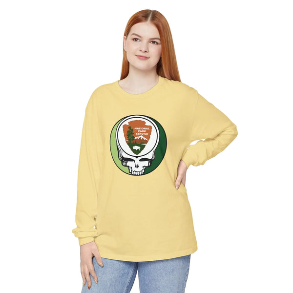 Grateful Dead - National Park Service Vineyard Collection Garment-Dyed Long Sleeve - StealieShop